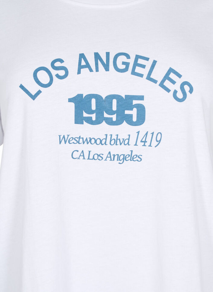 FLASH - T-shirt with motif, White, Packshot image number 2