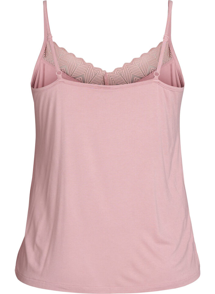 Top with lace detail and spaghetti straps, 1342, Packshot image number 1