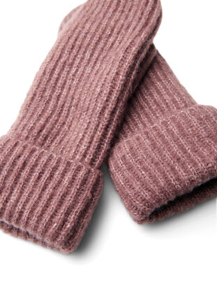 Knitted mittens, Rose Taupe, Packshot image number 2
