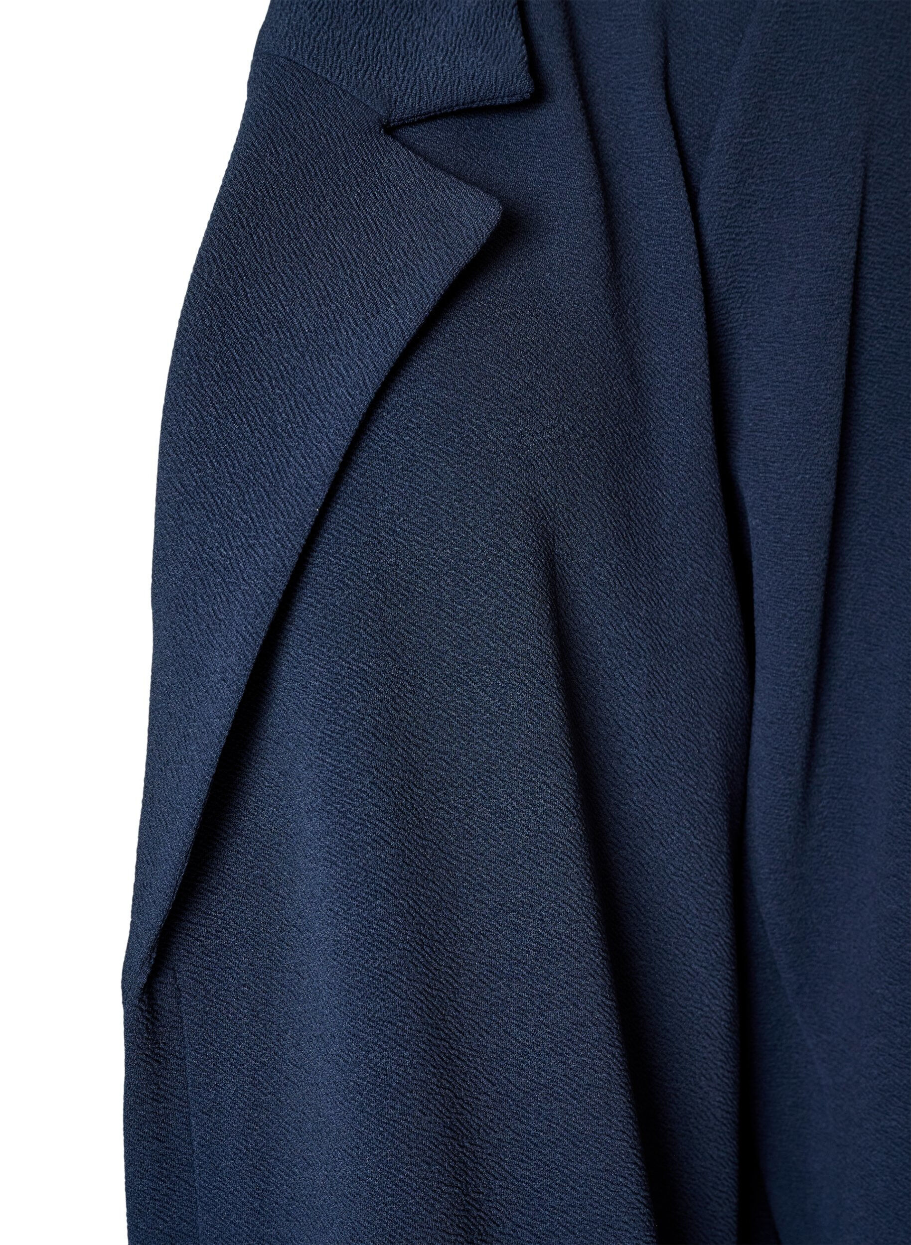 ZizzifashionLong blazer with pockets, Blue, Packshot image number 2