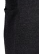 Long knitted cardigan with pockets, Dark Grey Melange, Packshot image number 2