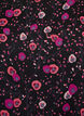 Floral chiffon blouse with sheer sleeves, Black, Packshot image number 2
