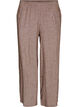 Wide-leg linen and viscose trousers, Brown, Packshot image number 0