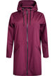 Rain jacket with pockets and hood, Dark Bordeaux, Packshot image number 0