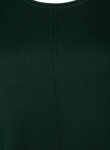 Knitted blouse in cotton-viscose blend, Scarab, Packshot image number 2