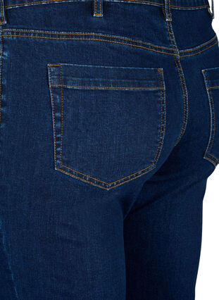 Slim fit Emily jeans with regular waist, Dark blue, Packshot image number 3