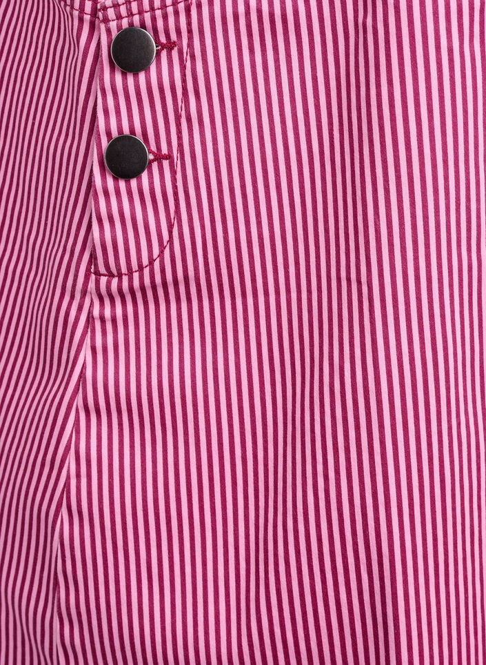 Short dungaree dress with stripes, Red Stripe, Packshot image number 3