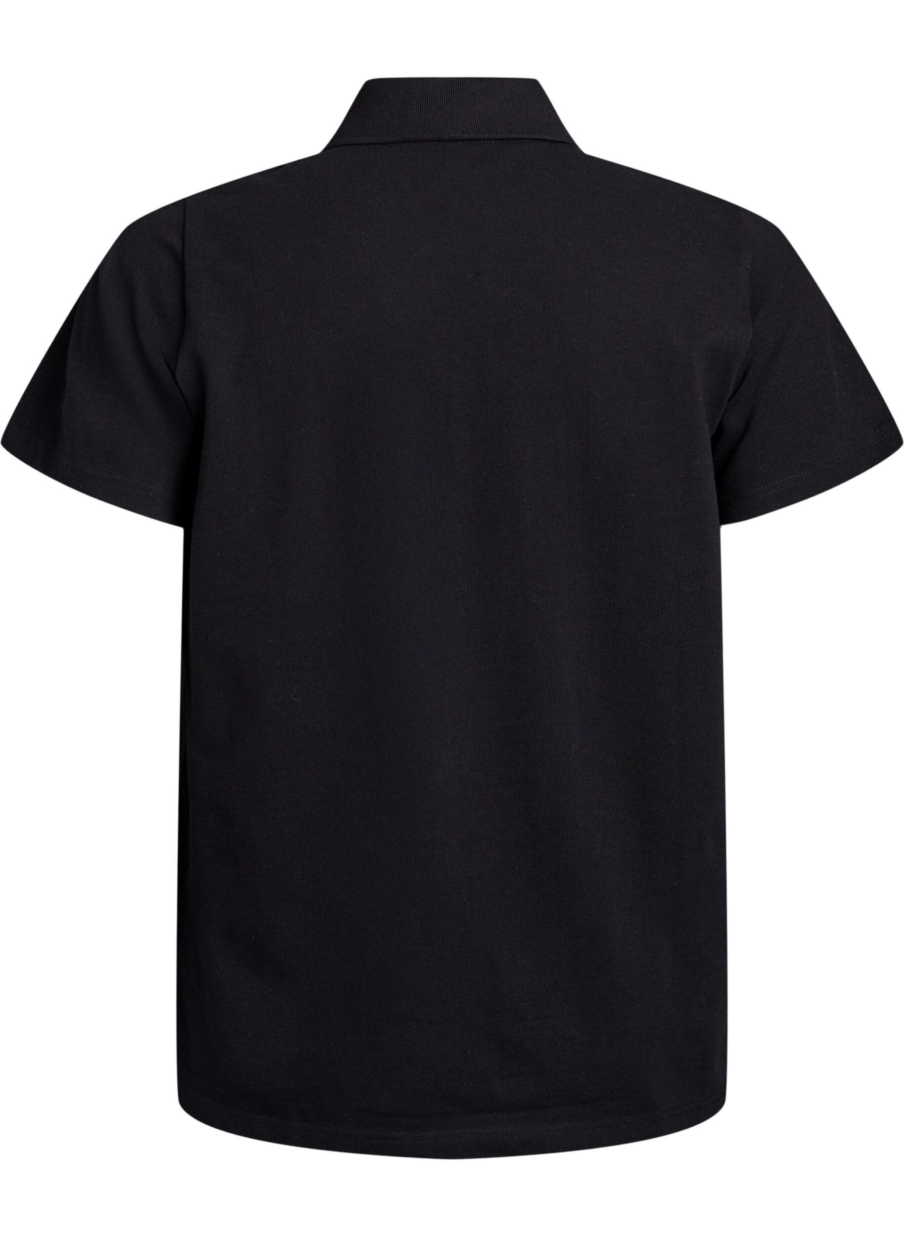 Zizzifashion Polo shirt with short sleeves, Black, Packshot image number 1