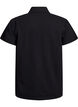 Polo shirt with short sleeves, Black, Packshot image number 1