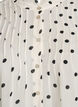 Viscose blouse with a ruffle collar, White, Packshot image number 2