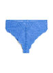 Lace Brazilian brief with a regular waist, Blue, Packshot image number 0