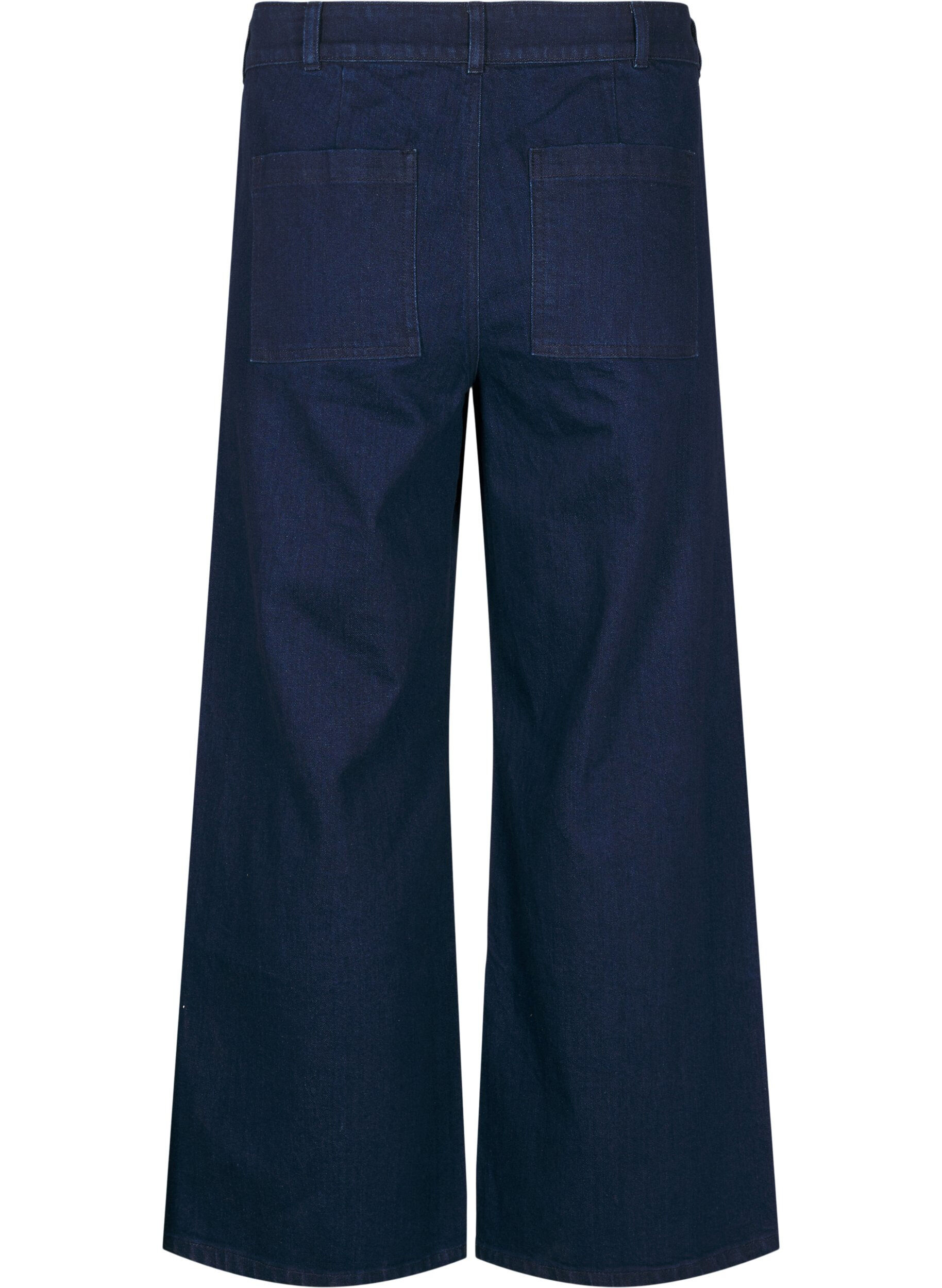 Zizzifashion High-waisted wide leg jeans, Blue, Packshot image number 1