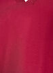 Tunic with balloon sleeves and a V-neck, Red, Packshot image number 2