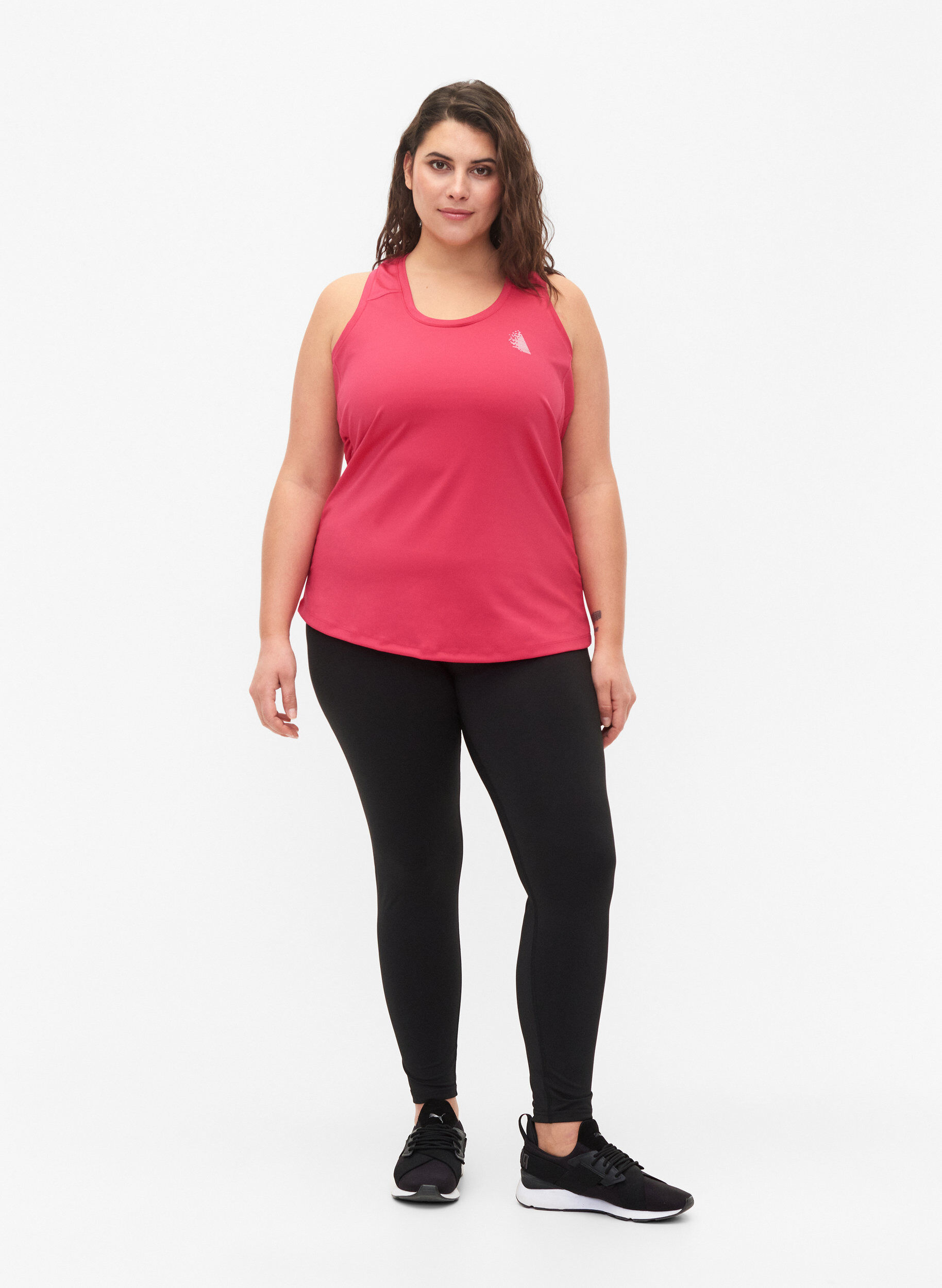 Zizzifashion Sports top with racer back and mesh, Jazzy, Model image number 2