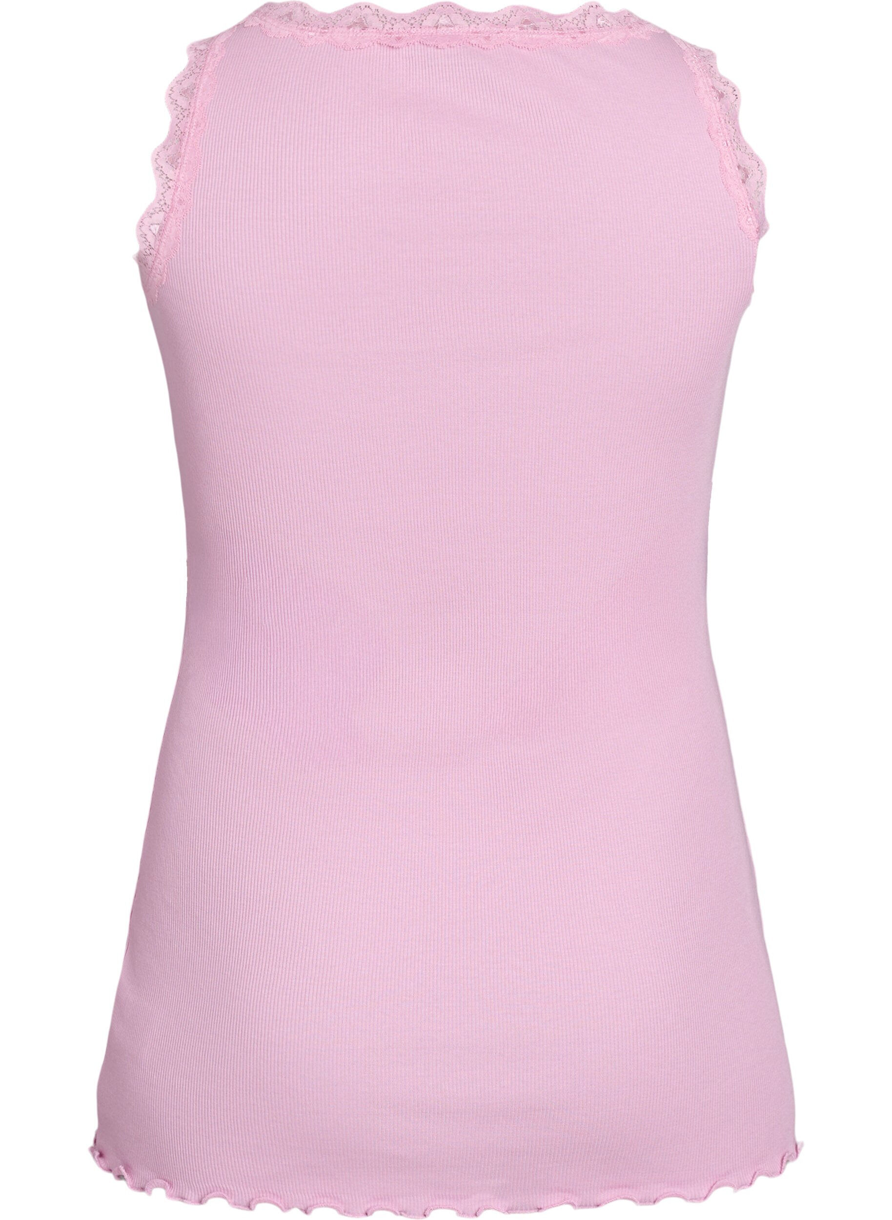 ZizzifashionTop with lace trim, Pink, Packshot image number 1
