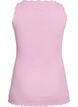 Top with lace trim, Pink, Packshot image number 1
