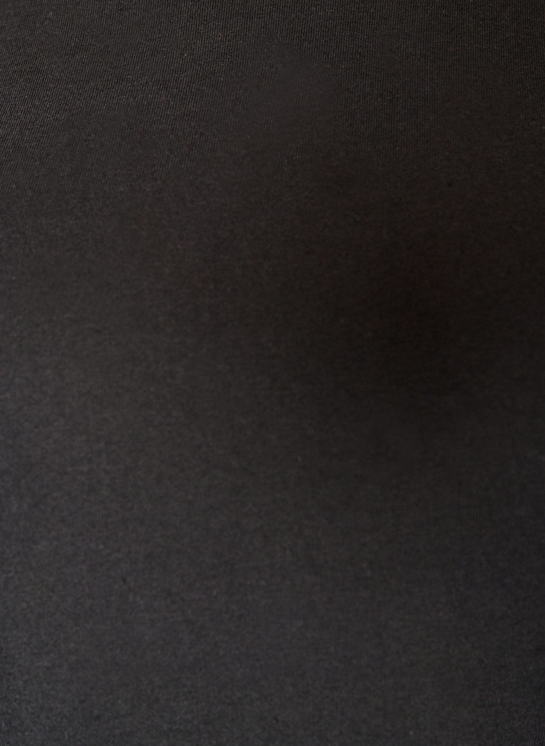 ZizzifashionCotton dress with broderie anglaise sleeves and a tie-waist, Black, Packshot image number 2