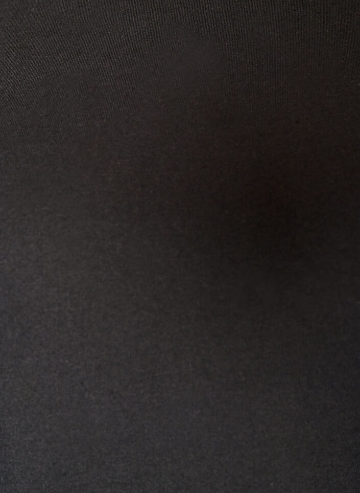 Cotton dress with broderie anglaise sleeves and a tie-waist, Black, Packshot image number 2