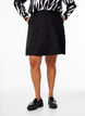 Skater skirt in viscose, Black, Model image number 2