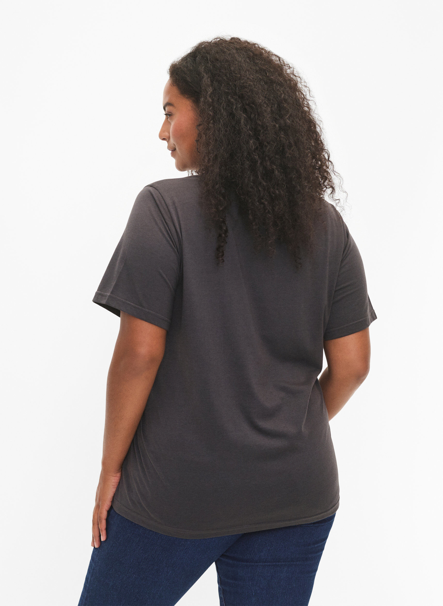 Zizzifashion FLASH - T-shirt with motif, Phantom, Model image number 1