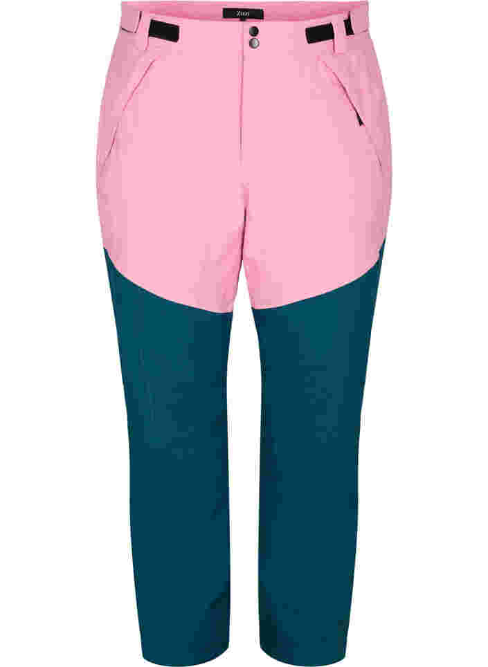 Ski pants with pockets, Sea Pink Comb, Packshot image number 0