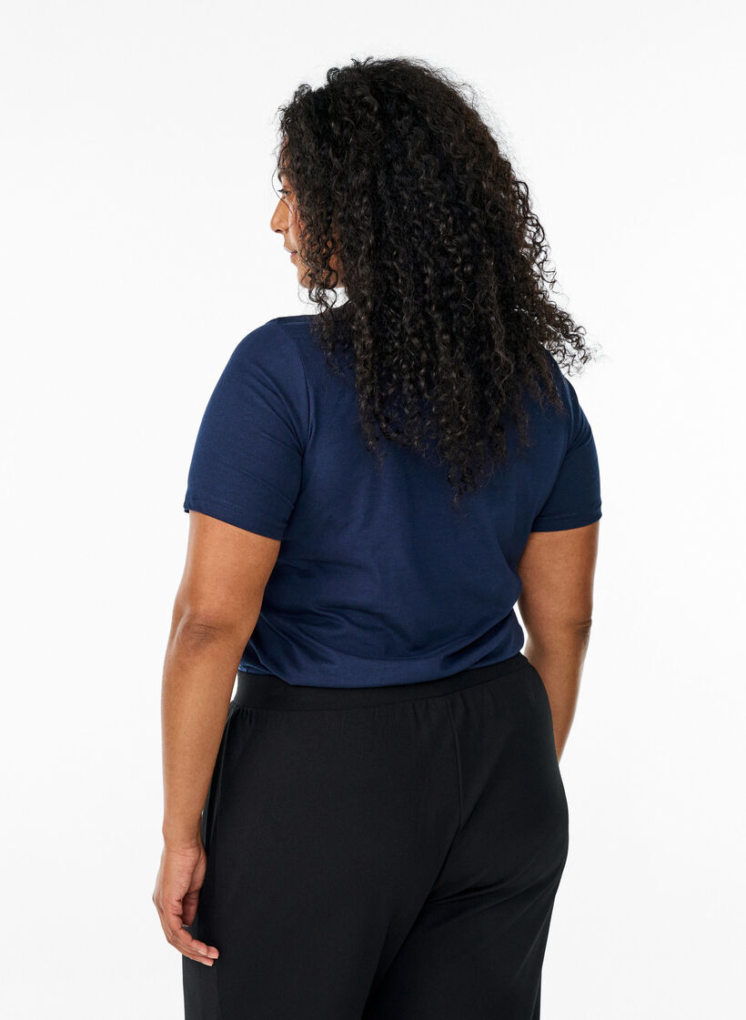 FLASH - T-shirt with motif, Blue, Model image number 2