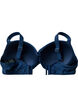 Bikini top with underwire and draping, Blue, Packshot image number 4