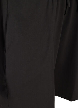 Short-sleeved cotton tunic, Black, Packshot image number 3