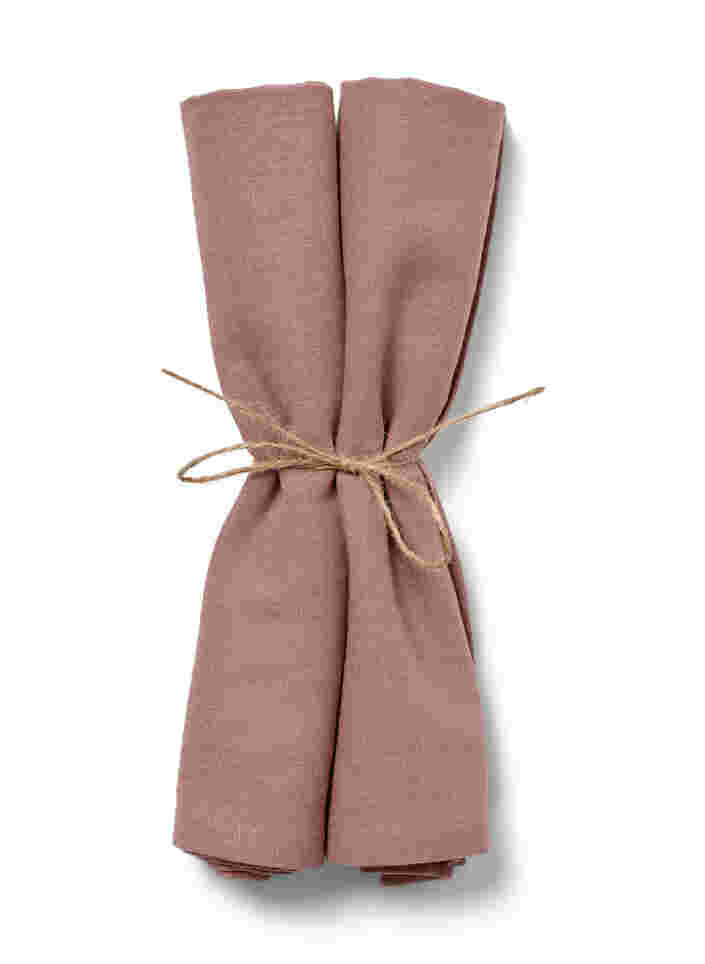 Cotton napkins in a 2-pack, Antler, Packshot