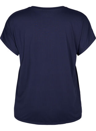Short-sleeved workout t-shirt, Night Sky, Packshot image number 1