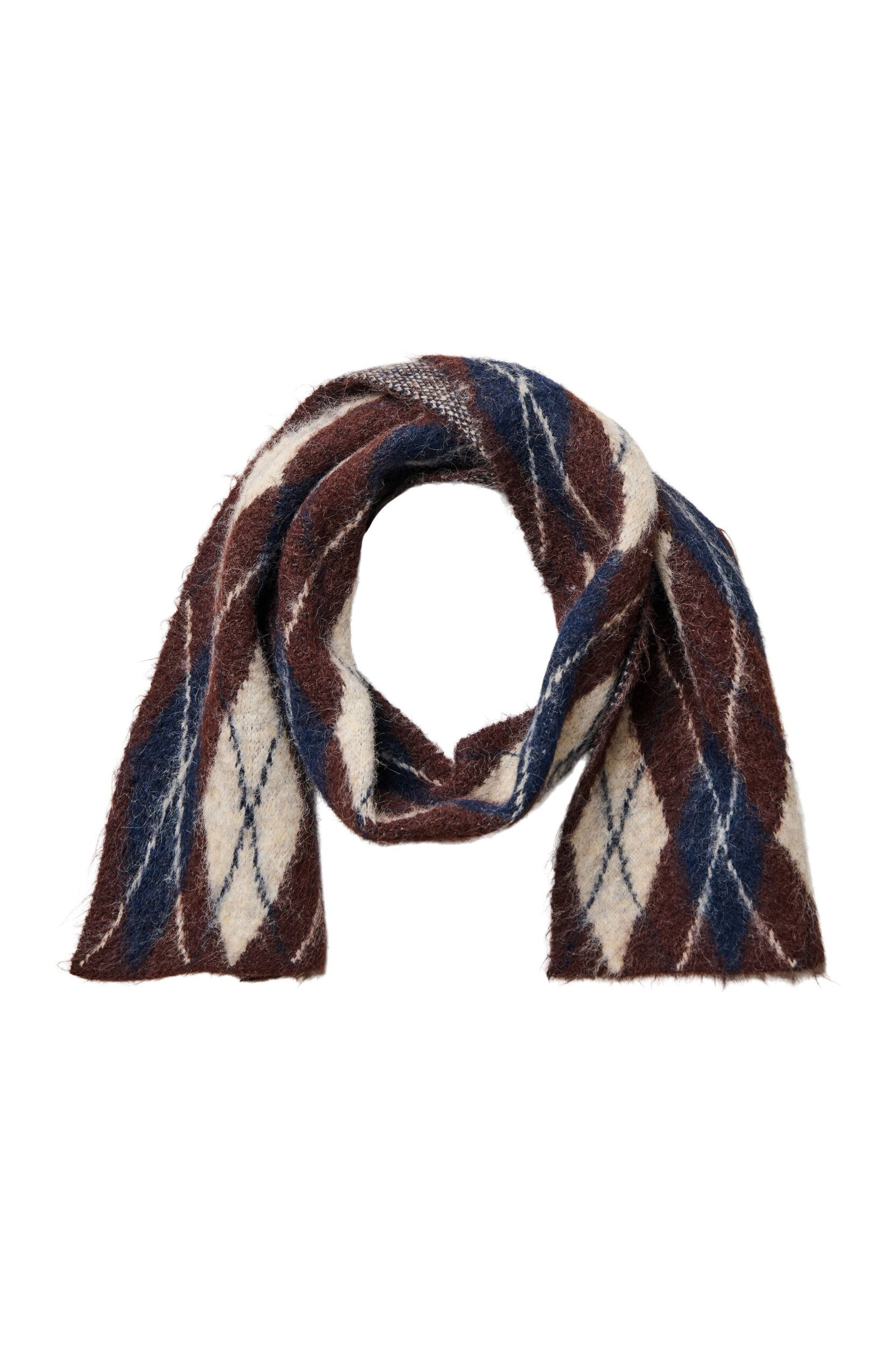 Checked scarf