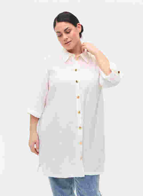 Long shirt with 3/4 sleeves
