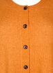 Rib knit cardigan with buttons, Orange, Packshot image number 2