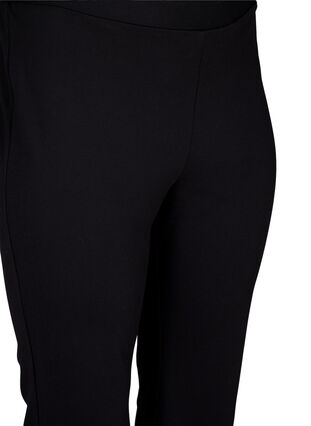Flared trousers, Black, Packshot image number 2
