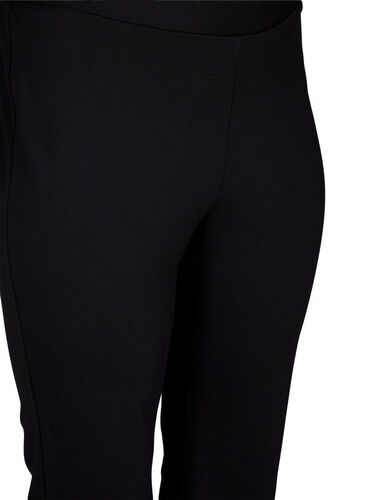 Flared trousers, Black, Packshot image number 2
