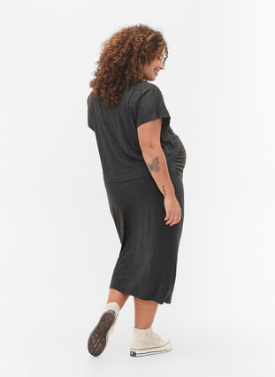 Melange Pregnancy Set, Black Melange, Model image number 1