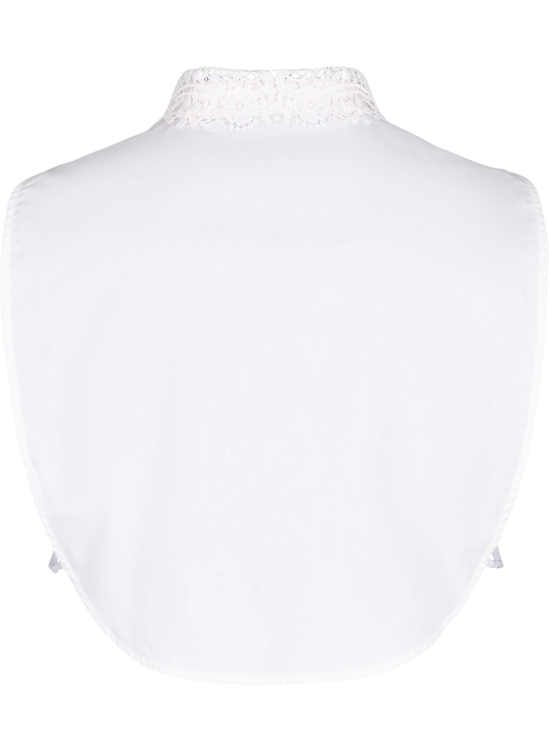 Zizzifashion Loose collar with laces, Bright White, Packshot image number 1