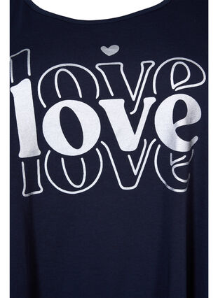 Cotton top with a-shape, Night Sky Love, Packshot image number 2