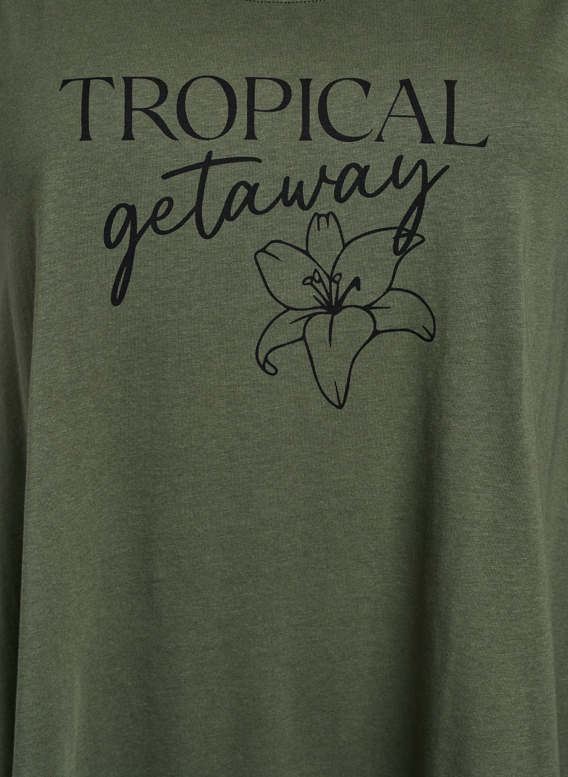 Zizzifashion Sleeveless A-line dress, Green, Packshot image number 2