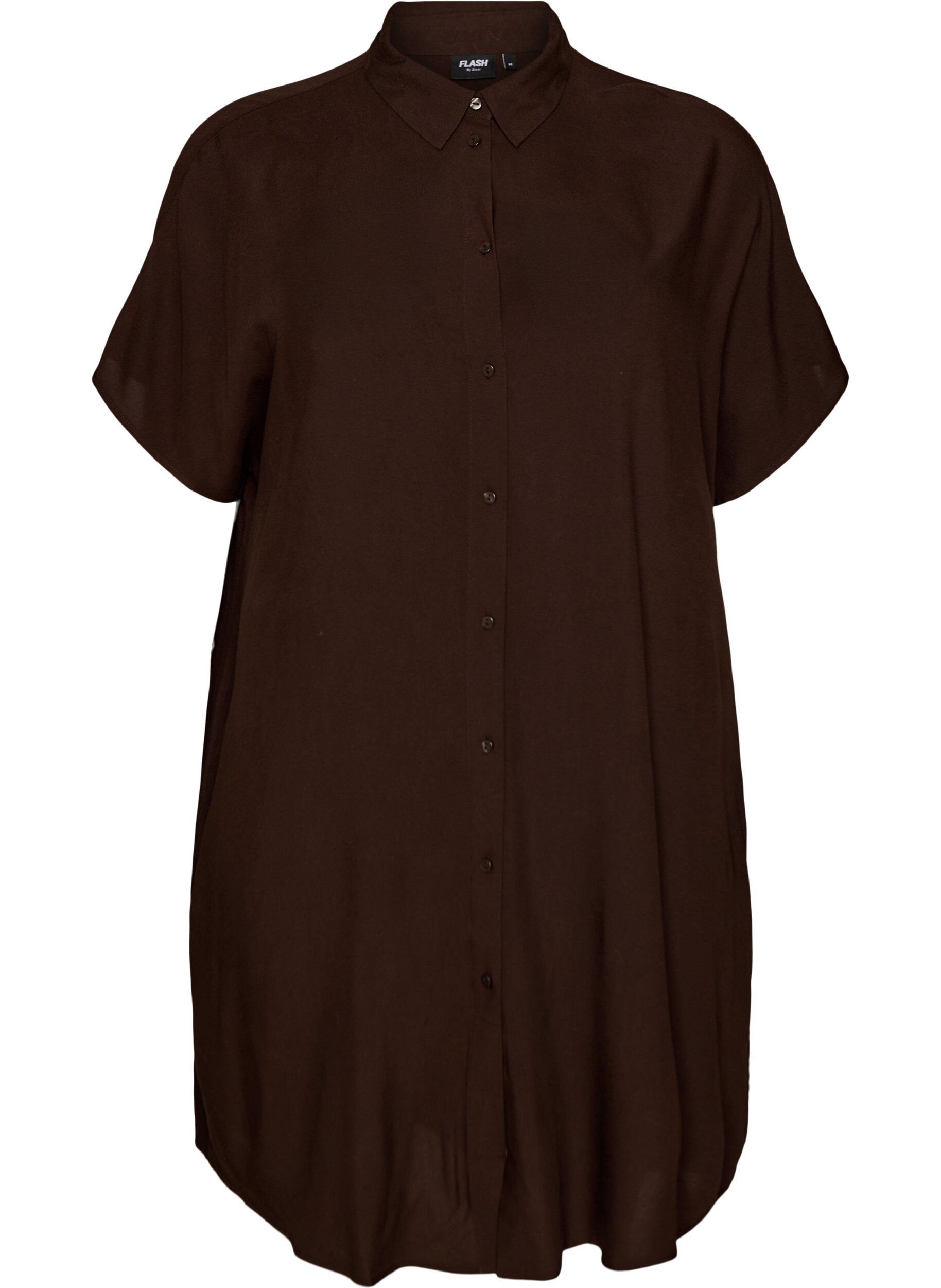 FLASH - Loose-fitting long shirt in viscose
