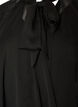 Sleeveless dress with chiffon cape, Black, Packshot image number 2