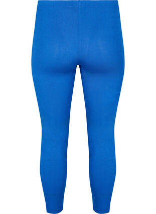Basic viscose leggings, Monaco Blue, Packshot image number 1