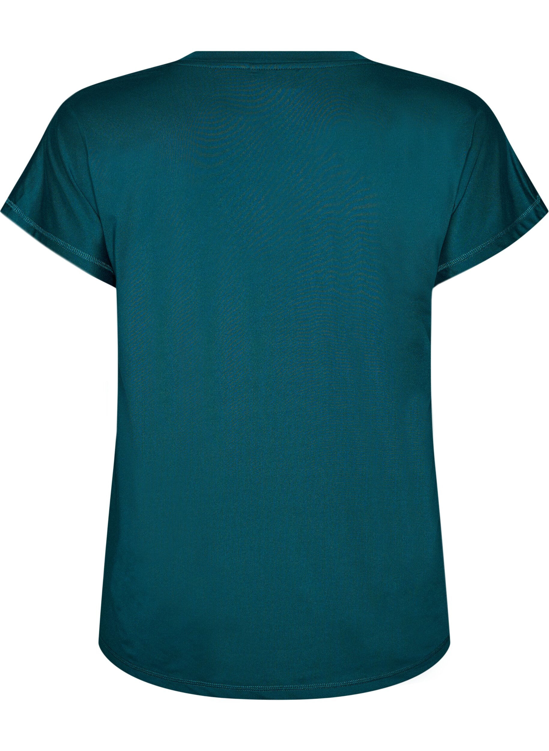 ZizzifashionLoose training t-shirt with v-neck, Green, Packshot image number 1
