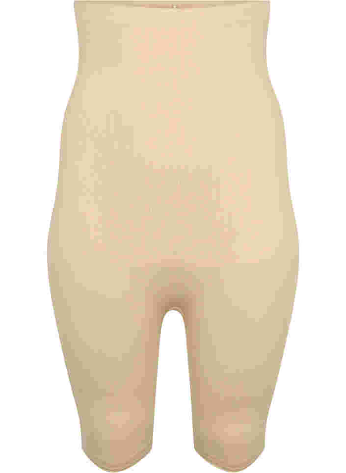 High waisted shapewear shorts, Nude, Packshot image number 0