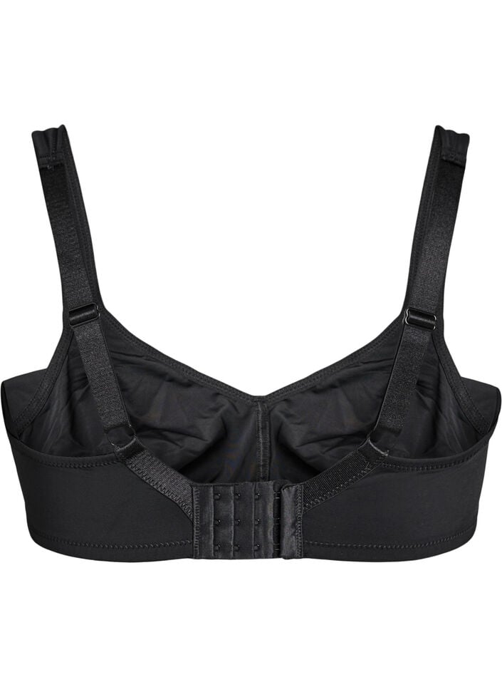 Comfort bra with padded straps, Black, Packshot