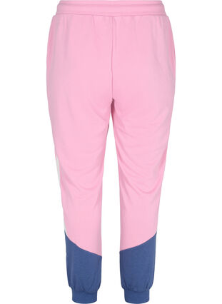 Sweatpants with colour block, C. Pink C. Blocking, Packshot image number 1