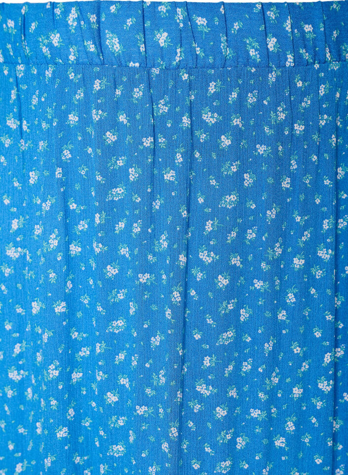 Long skirt with elasticated waist, Blue, Packshot image number 2
