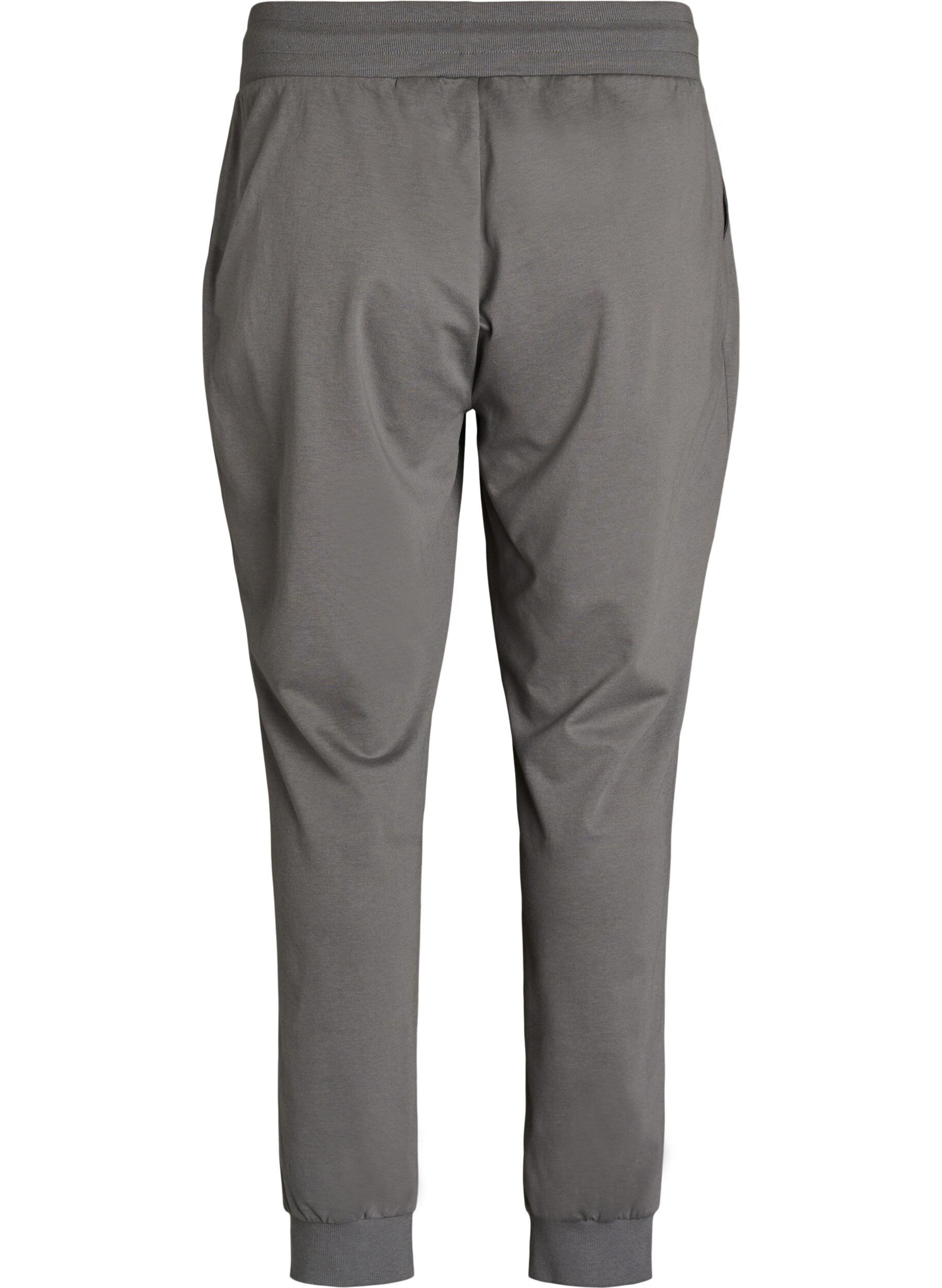 Zizzifashion Loose tracksuit trousers with pockets, Grey, Packshot image number 1