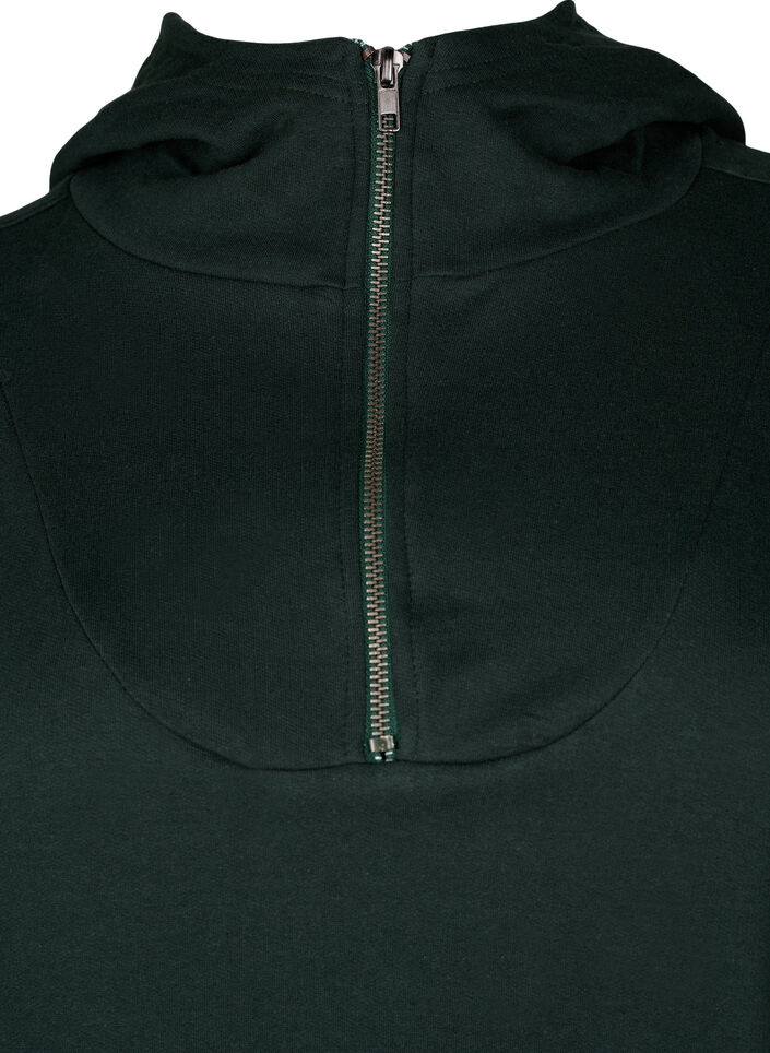Sweat tunic with hood and zip, Scarab, Packshot image number 2