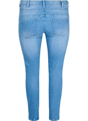Slim fit ripped Emily jeans, Light blue, Packshot image number 1